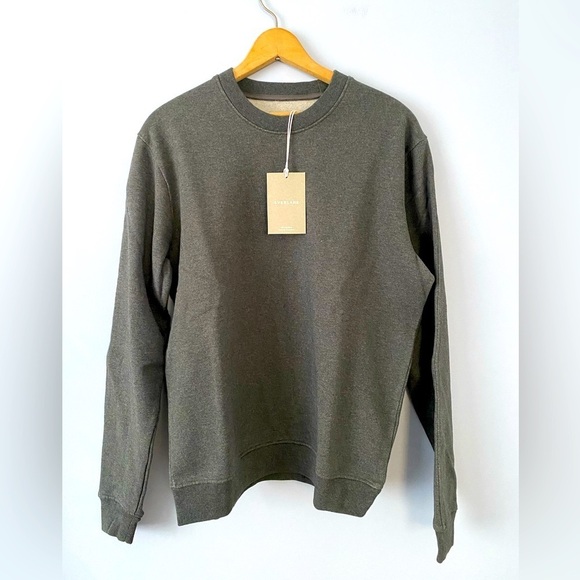 Everlane The Track Crewneck Sweatshirt Organic Cotton Dark Gray Men's Small NEW - Picture 1 of 11